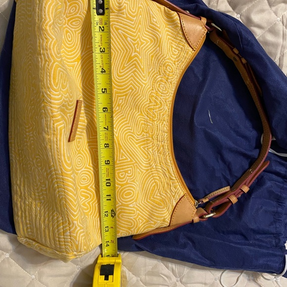 Dooney & Bourke yellow handbag - Picture 7 of 8